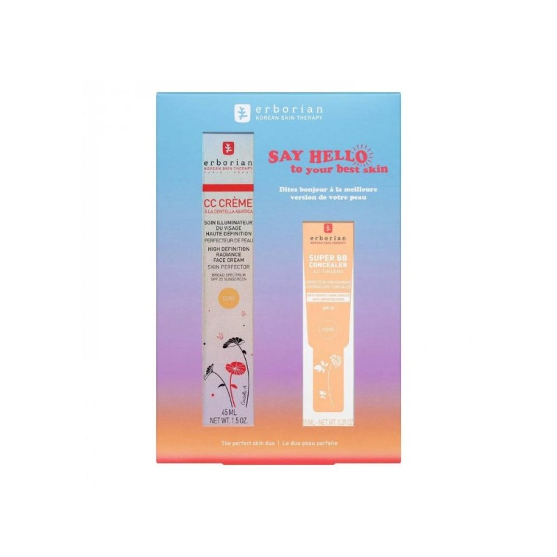 Erborian Kit CC Crème Dore 45 ml + Super BB Concealer Dore 10 ml