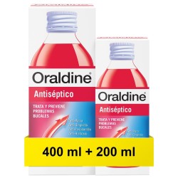 ORALDINE Antiseptic Pack 400ml + 200ml FREE