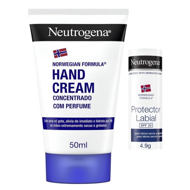 NEUTROGENA PACK Crema de Manos 50ML + Barra de Labios NEUTROGENA PACK Crema de Manos 50ML + Barra de Labios