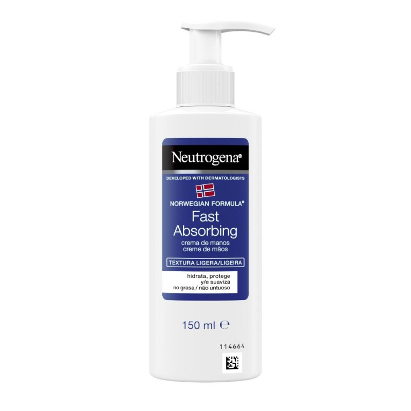 NEUTROGENA Crema de Manos Rápida Absorción 150ml NEUTROGENA Crema de Manos Rápida Absorción 150ml