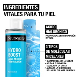 NEUTROGENA Hydro Boost Triple Action Micellar Water 400ml