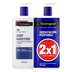 NEUTROGENA Tiefenfeuchtigkeitsspendende Körperlotion 2x750ml