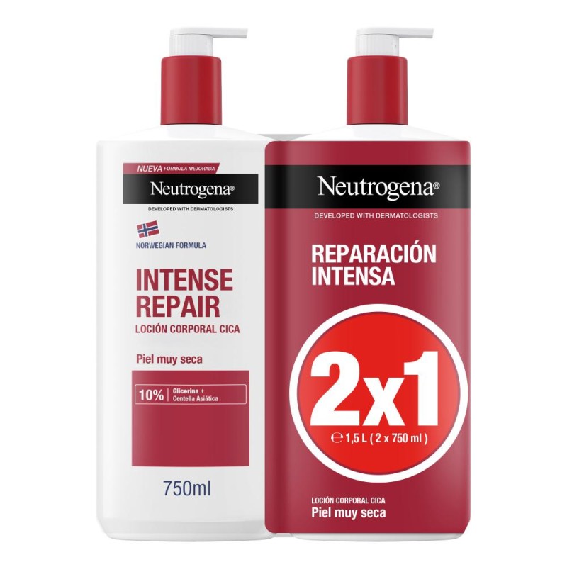 NEUTROGENA Loción Corporal Reparación Intensiva 2x750ml NEUTROGENA Loción Corporal Reparación Intensiva 2x750ml