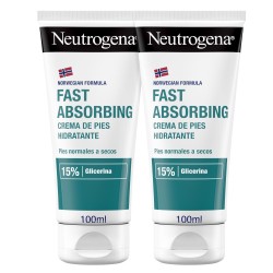 NEUTROGENA Crème Pieds Absorption Immédiate DUO 2x100ml