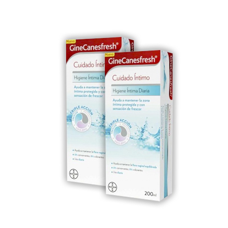 GINECANESFRESH DUPLO Tägliches Intimhygiene-Gel 2x200ml