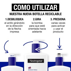 NEUTROGENA Aceite en Loción Hidratación Profunda Nueva Fórmula 400ml
