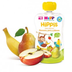 Hipp Bio Hippis Apfel, Birne und Banane Beutel 100gr.