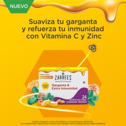 Pastiglie per il mal di gola Zarbees 24 compresse【OFFERTA】