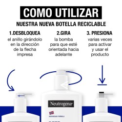NEUTROGENA Loción Corporal Hidratación Profunda Piel Seca y Sensible 2x750ml