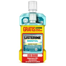 LISTERINE Menthol Mild Flavor 500 ml + 250 ml FREE