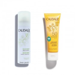 CAUDALIE Pack Crema Solar Facial Antiarrugas SPF50 + Agua de Uva