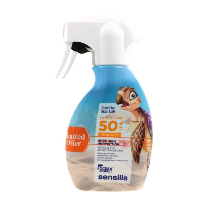 Sensilis Lotion Spray SPF50+ Pediatrics Duplo 2x200 ml Sensilis Lotion Spray SPF50+ Pediatrics Duplo 2x200 ml