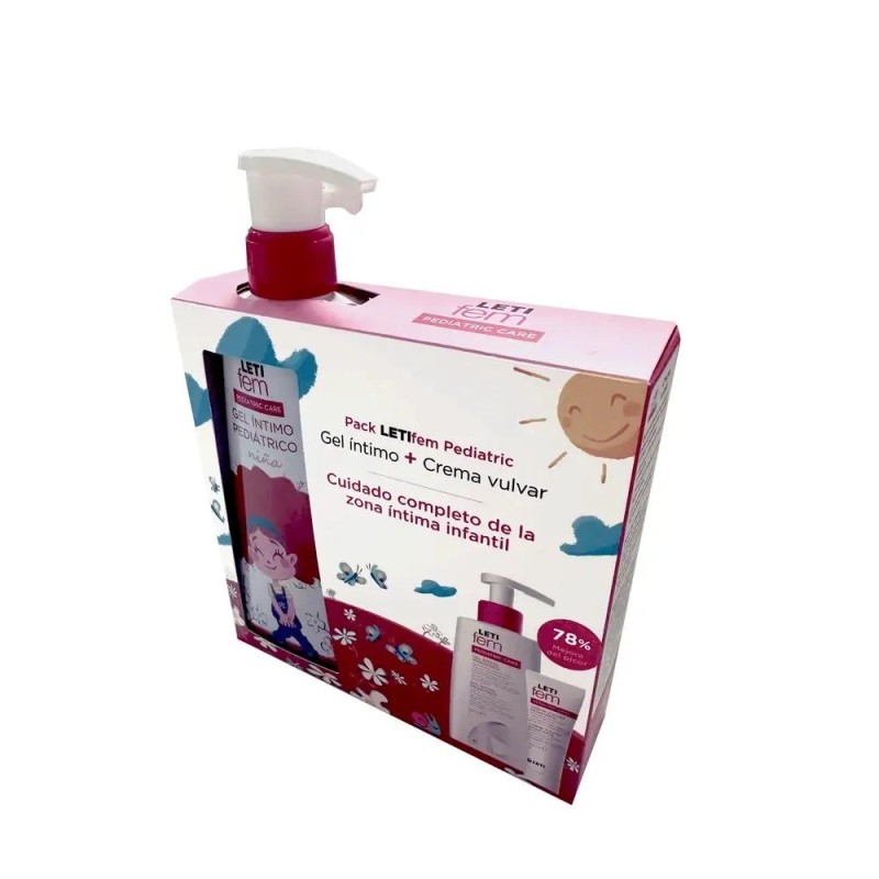 LETIFEM Pack Pediatric Gel 250 ml + Crema Vulvar 30 ml LETIFEM Pack Pediatric Gel 250 ml + Crema Vulvar 30 ml
