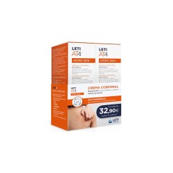 LETI AT4 Crema Corporal Piel Atópica Duplo 2x200 ml