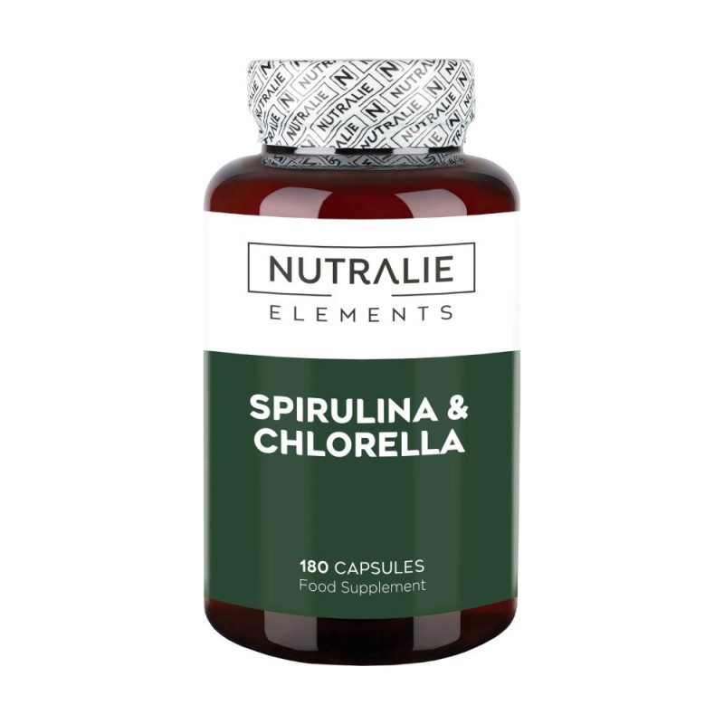 Nutralie Espirulina & Chlorella 180 Cápsulas 【OFERTA】 Nutralie Espirulina & Chlorella 180 Cápsulas 【OFERTA】