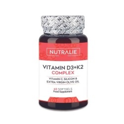 Nutralie Vitamina D3+K2 Complex 60 Softgels  【OFERTA】