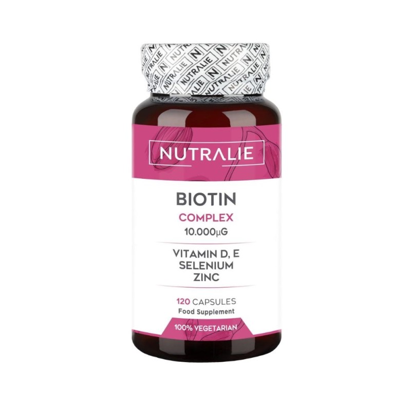 Nutralie Biotina Complex 120 Cápsulas 【OFERTA ONLINE】 Nutralie Biotina Complex 120 Cápsulas 【OFERTA ONLINE】