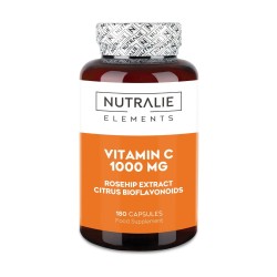 Nutralie Vitamina C 1000 mg 180 Cápsulas 【OFERTA ONLINE】