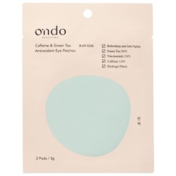 Ondo Beauty 36.5 Caffeine & Green Tea Antioxidant Eye Patches 2 uds