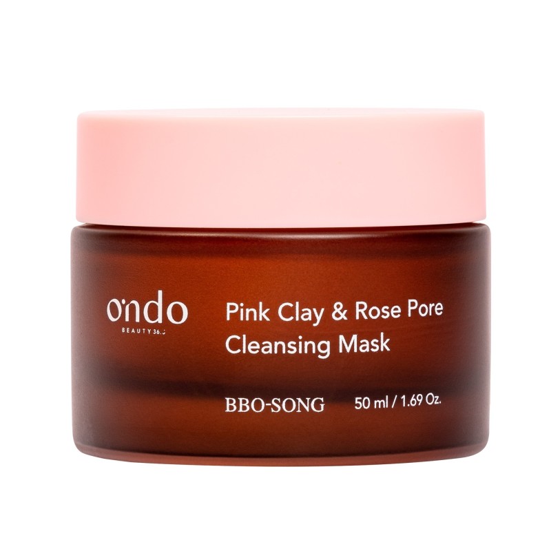Ondo Beauty 36.5 Pink Clay & Rose Pore Cleansing Mask Bbo-Song 50 ml Ondo Beauty 36.5 Pink Clay & Rose Pore Cleansing Mask Bbo-Song 50 ml