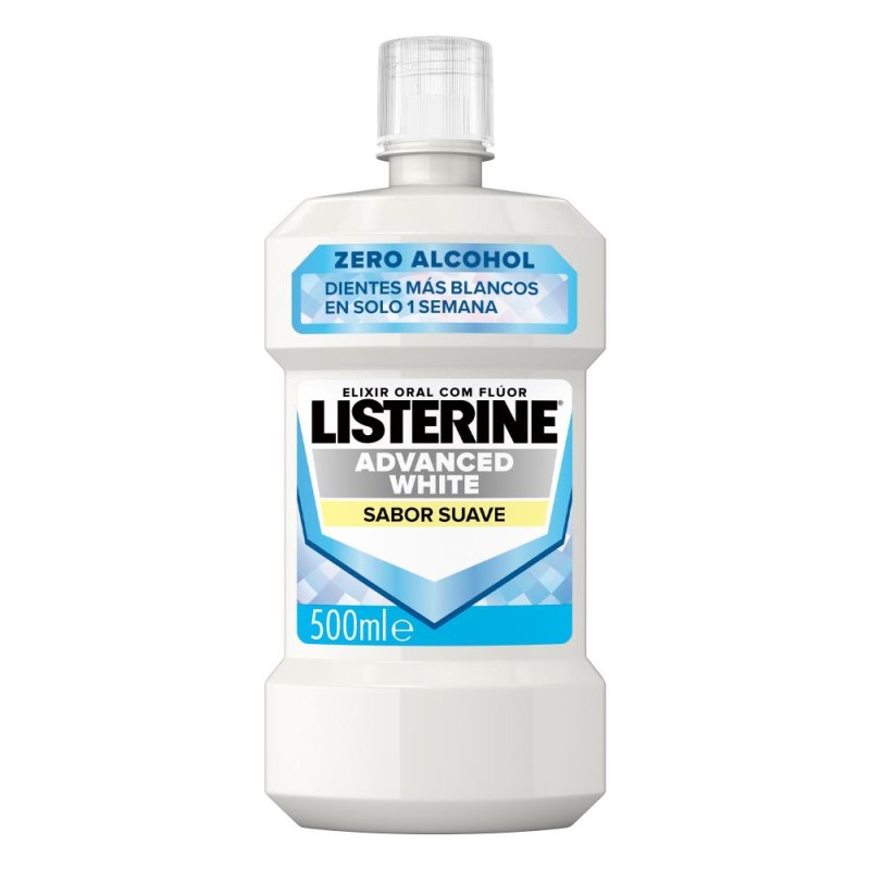 LISTERINE Advanced White Mouthwash Mild Flavor 500ml LISTERINE Advanced White Mouthwash Mild Flavor 500ml