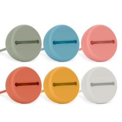 SUAVINEX Mustard Silicone Pacifier Holder 1 unit