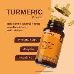 Vittalogy Cúrcuma Turmeric 120 Cápsulas