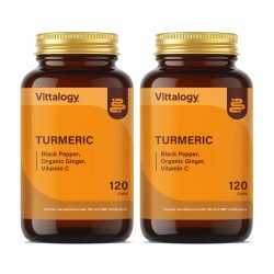 Vittalogy Turmeric 2x120 capsules【SAVING PACK】