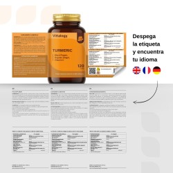 Vittalogy Cúrcuma Turmeric 2x120 Cápsulas【PACK AHORRO】