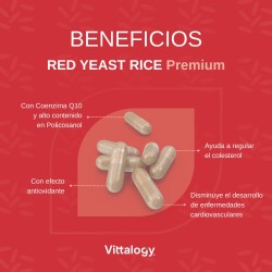 Vittalogy Roter Hefereis Premium 120 Kapseln