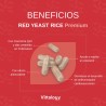 Vittalogy Roter Hefereis Premium 2 x 120 Kapseln 【VORTEILSPACKUNG】