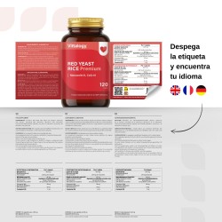 Vittalogy Roter Hefereis Premium 2 x 120 Kapseln 【VORTEILSPACKUNG】
