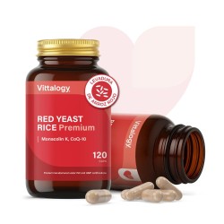 Vittalogy Roter Hefereis Premium 3 x 120 Kapseln 【VORTEILSPACKUNG】