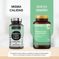Vittalogy Probiotics + Enzymes 2x60 Tablets【SAVING PACK】