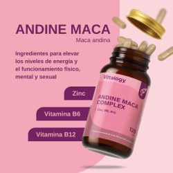 Complexe Maca Andine Vittalogy 2x120 Capsules 【PACK ÉCONOMIQUE】