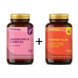 VITTALOGY Maca Premium + Quemagrasas F-Burn Premium 120 + 120 cápsulas