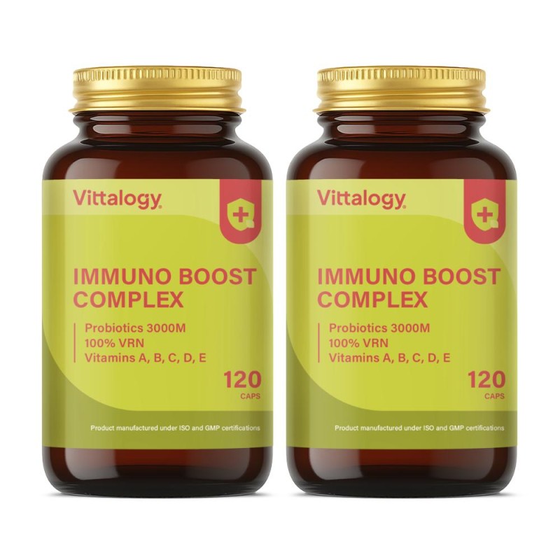Vittalogy Immuno Boost Complex 2x120 Capsules【VALUE PACK】 Vittalogy Immuno Boost Complex 2x120 Capsules【VALUE PACK】