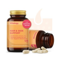 Vittalogy Hair & Skin Support 2x120 Cápsulas【PACK AHORRO】