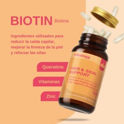 Vittalogy Hair & Skin Support 2x120 Cápsulas【PACK AHORRO】