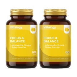 Vittalogy Vitamine Memoria e Concentrazione Nootropik 2x60 Cap【PACK】