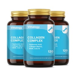 Complexe de collagène Vittalogy 3 x 120 comprimés 【PACK ÉCONOMIQUE】