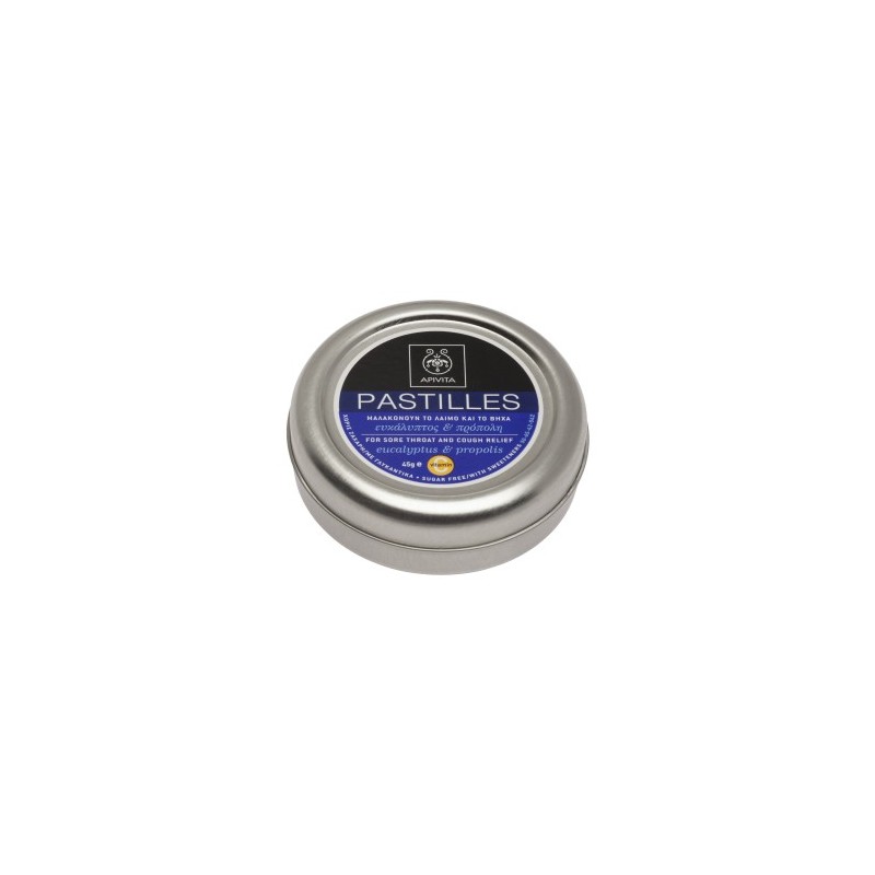 Apivita Hals- und Hustenpastillen mit Eukalyptus und Propolis 45g