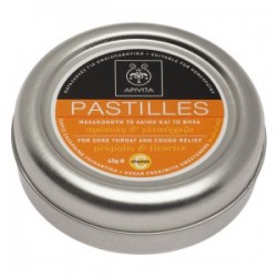 Apivita Pastilhas para Dor de Garganta e Tosse com Alcaçuz e Própolis 45g