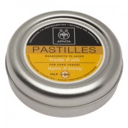 Apivita Pastilhas para Dor de Garganta com Mel e Tomilho 45g