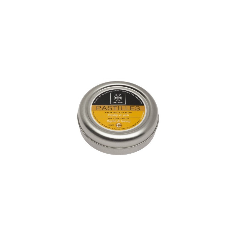 Apivita Pastilhas para Dor de Garganta com Mel e Tomilho 45g Apivita Pastilhas para Dor de Garganta com Mel e Tomilho 45g