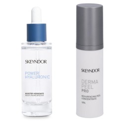 SKEYNDOR Pack Power Hyaluronic Facial Moisturizer 30ml + Derma Peel Pro Exfoliating Concentrate 30ml