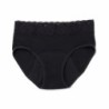 PLATANOMELÓN KIWITAS LACE Calzoncillos Menstruales Negro 1 ud