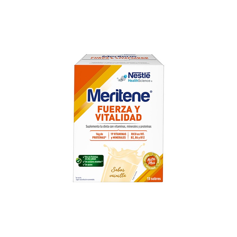 MERITENE Kraft und Vitalität Vanille-Smoothie 15 Beutel MERITENE Kraft und Vitalität Vanille-Smoothie 15 Beutel