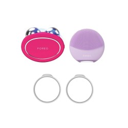 FOREO Pack BEAR Dispositivo de Microcorrientes 1 ud + LUNA 4 mini Cepillo Facial 1 ud + UFO Anillos de Repuesto 2 uds