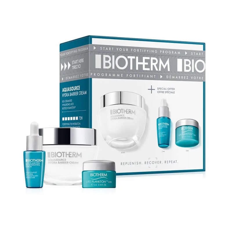 Biotherm Aquasource Hydra Barrier Set Cuidado Facial 3 pz Biotherm Aquasource Hydra Barrier Set Cuidado Facial 3 pz
